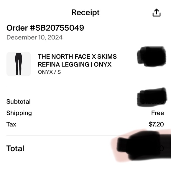 Skims north face skims leggings - Picture 4 of 5